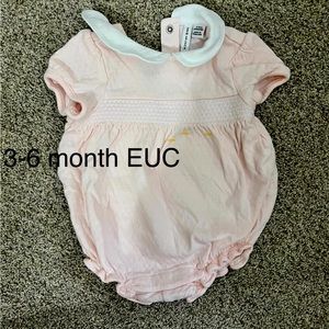 Janie and Jack spring outfit EUC includes bonnet